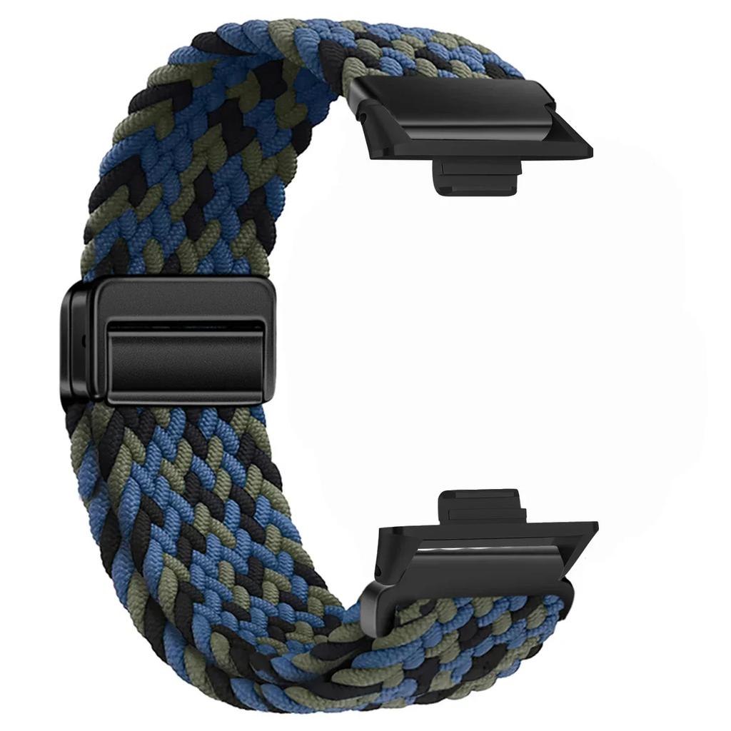 Magnetic Braided Nylon Loop Band for Xiaomi Redmi Watch 5 4 Strap Adjustable Sport Replacement Correa Bracelet Mi Band 9 8 Pro