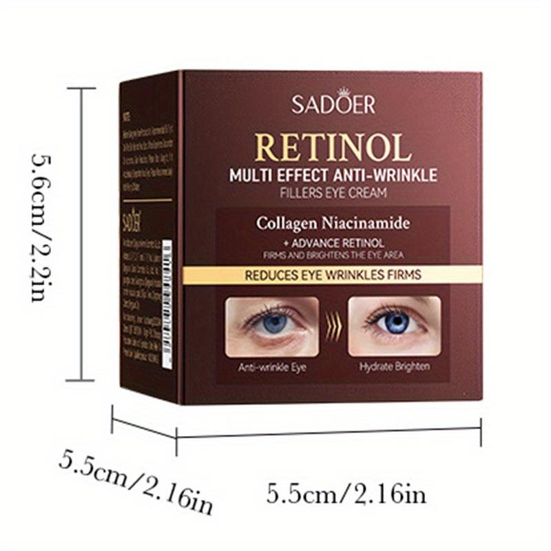 1 Piece, Retinol Eye Cream, Moisturizing Eye Cream, Botanical Bottle Portable Eye Cream, Skin Care, Eye Care Products with Botanical Extracts