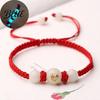 Glow In The Dark Bracelet Snake Year Lucky Red Rope