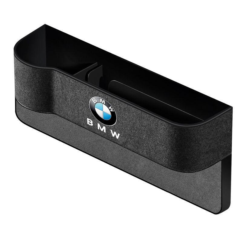 Suede Seat Side Storage Pocket for Car Seat Gap Filler Box For Bmw M E46 E90 E60 F10 F30 E39 E36 F20 E87 G30 E92 E91 X5 E70 F11