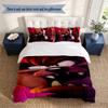 taz 3‑Piece Bedding Set Soft Microfiber Duvet Cover Pillowcases Comfortable Bed Linen for Bedroom Decoration