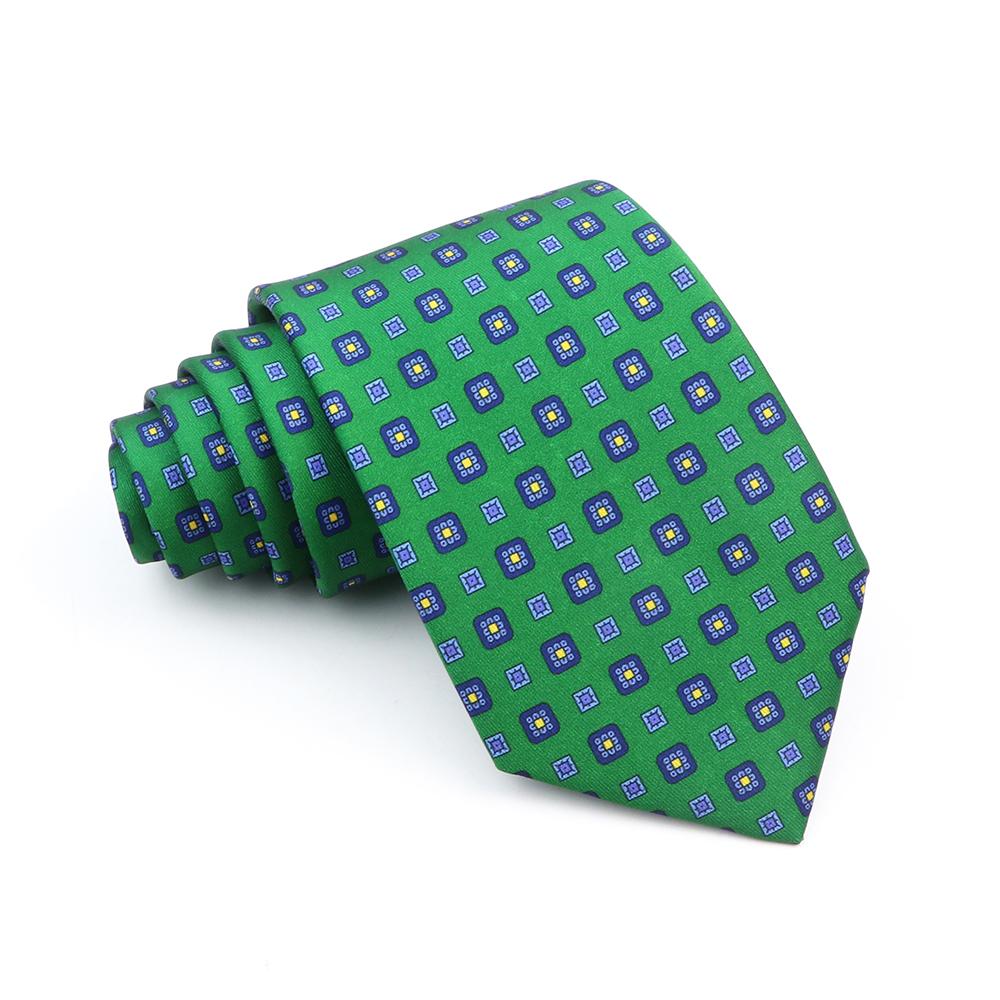 Supermjuka bohemiska sidenpolyesterslipsar för män Nyhet Design Bröllopskontor Företag Gravata tryckt slipspresent