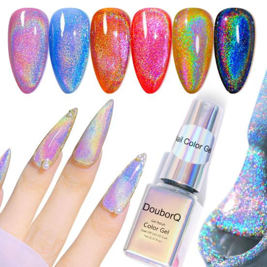 7 ml hochpigmentierter, nicht reizender, zarter UV-Gel-Smoothie-Nagellack mit ausgezeichneter Sättigung