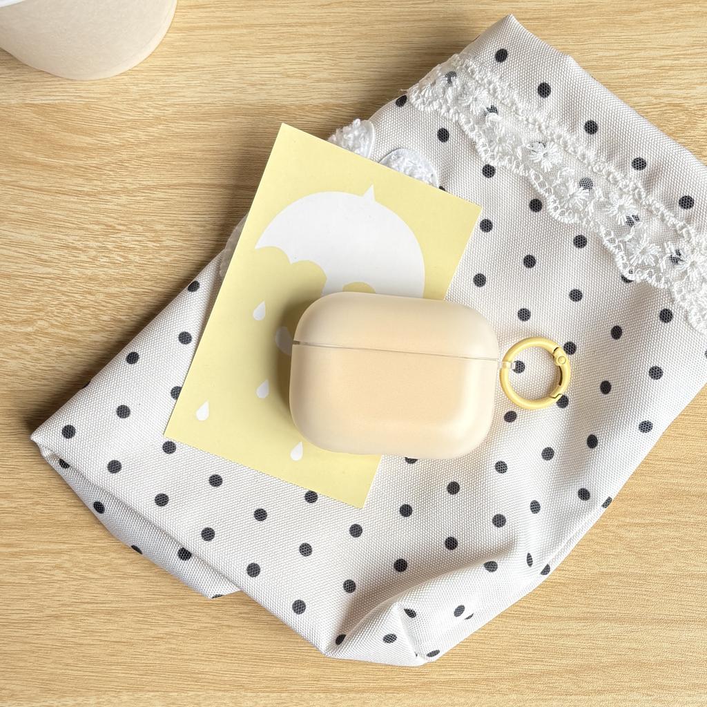 Cute Chic Macaron Series Colore Smudging Matte Earphone Protective Case Cover For AirPods 1 2 3 4 Pro Pro2 Pro3