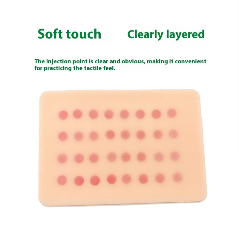 Intradermal Injection Training Pad Skin Test Module Subcutaneous Practice Pad Medical Simulation Model Nurse Practicing
