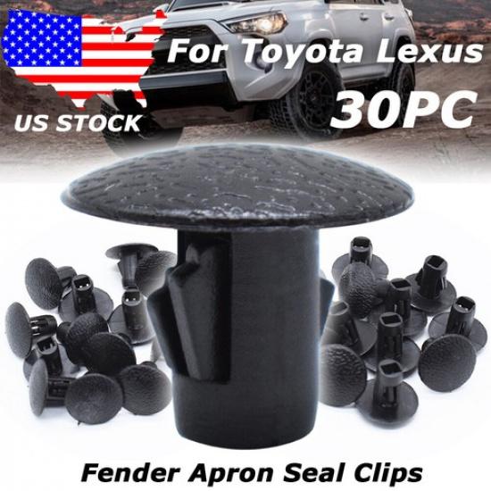 30x For TOYOTA 4RUNNER Splash Guard Seal Clips Wheel Arch Inner Fasteners Aprons