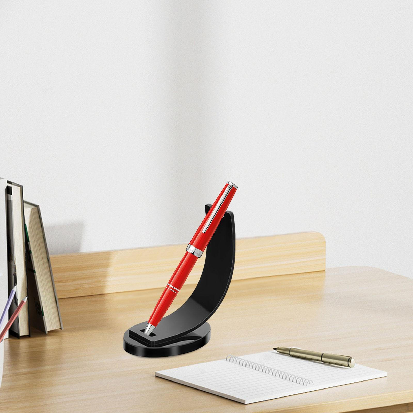 

Акриловая подставка для ручек, подставка для кистей для макияжа, многофункциональный аксессуар, один держатель чёрный