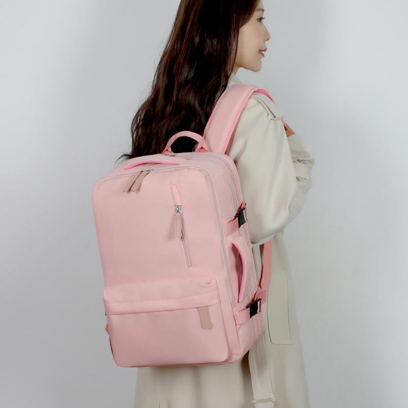New Business Backpack with Large Capacity, Lightweight, and Waterproof USB Rechargeable Backpack for Business Trips and Travel, with a Laptop