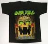 Vintage OVERKILL Band Years Of Decay Tour Concert Black Men S-4XL T-shirt UR102