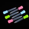 5 stuks 5ml Kleine Silicone Plastic Pipet Druppelaar Voeden Medicijn Vloeistof Oog Oor Pipet Druppelaar Lab Experiment Speelgoed Cadeau