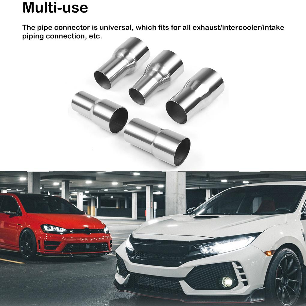 Universal Motorcycle Exhaust Adapter Pipe Air Intake Reducer Muffler