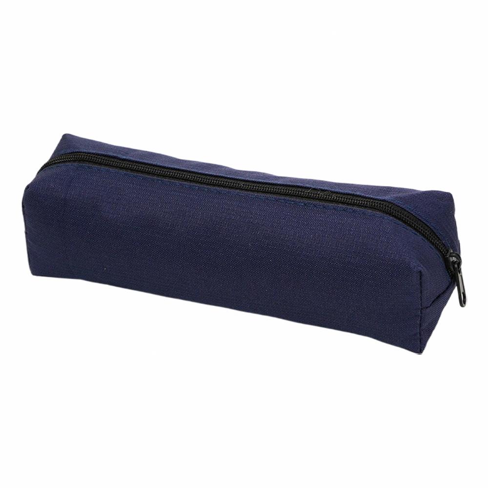 Black Simplistic High-Aesthetic Large Capacity Pencil Case for Students And Middle School Stationery Bag