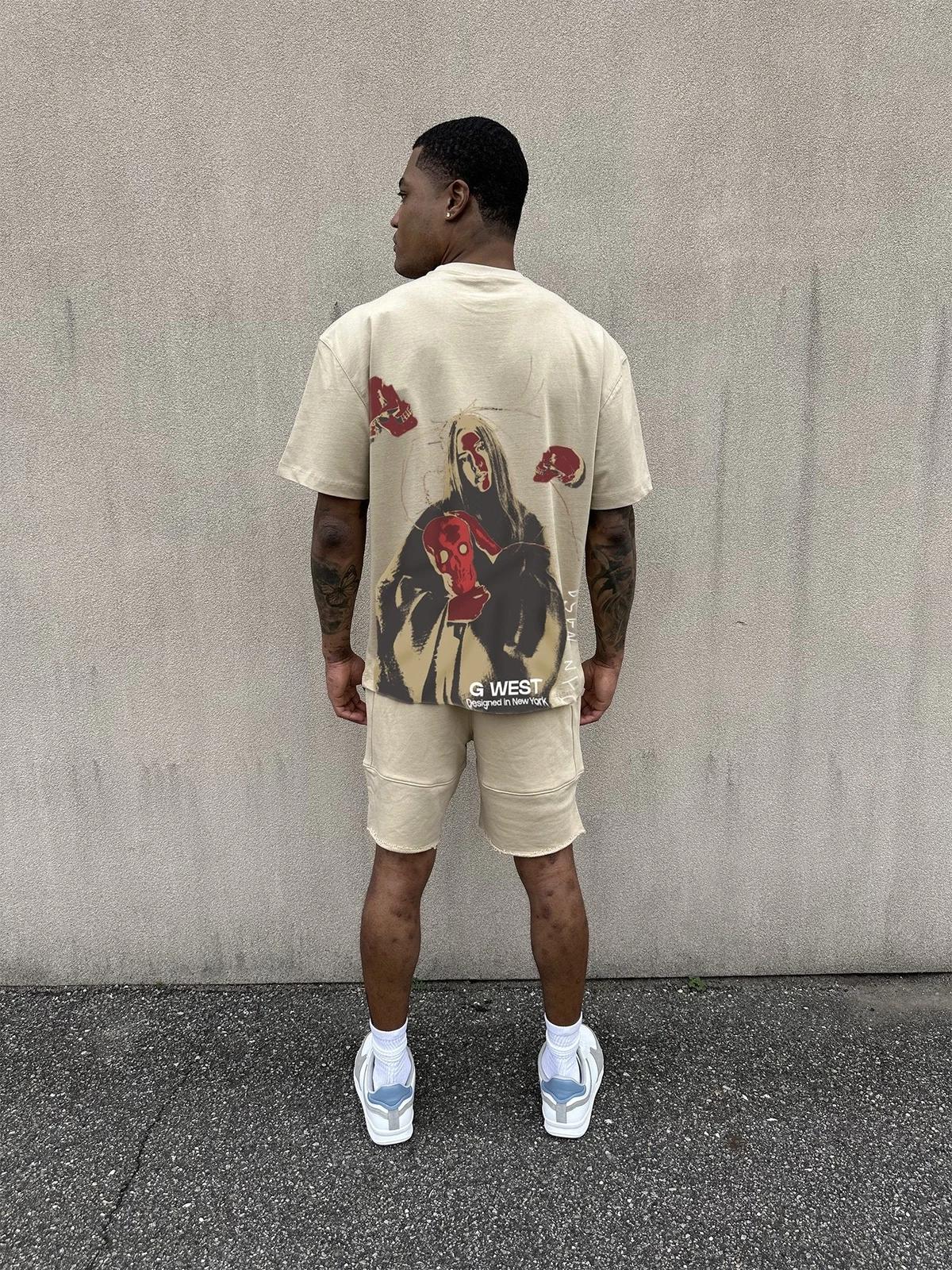 G West Oversized Red Skull Tee 3XL
