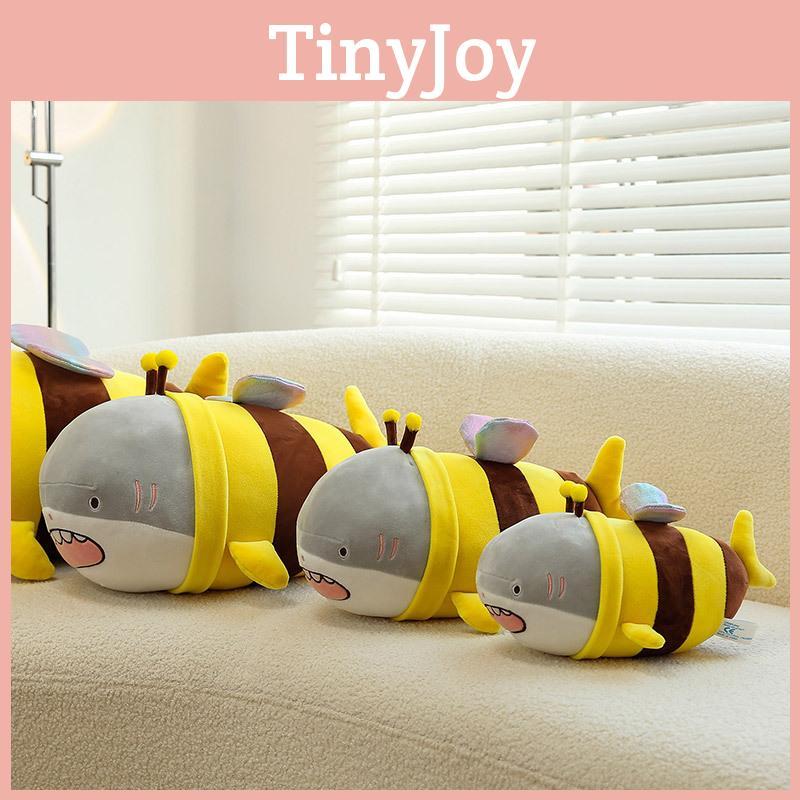 Bee Shark Plush Toy Funny Stuffed Animal Pillow Gift