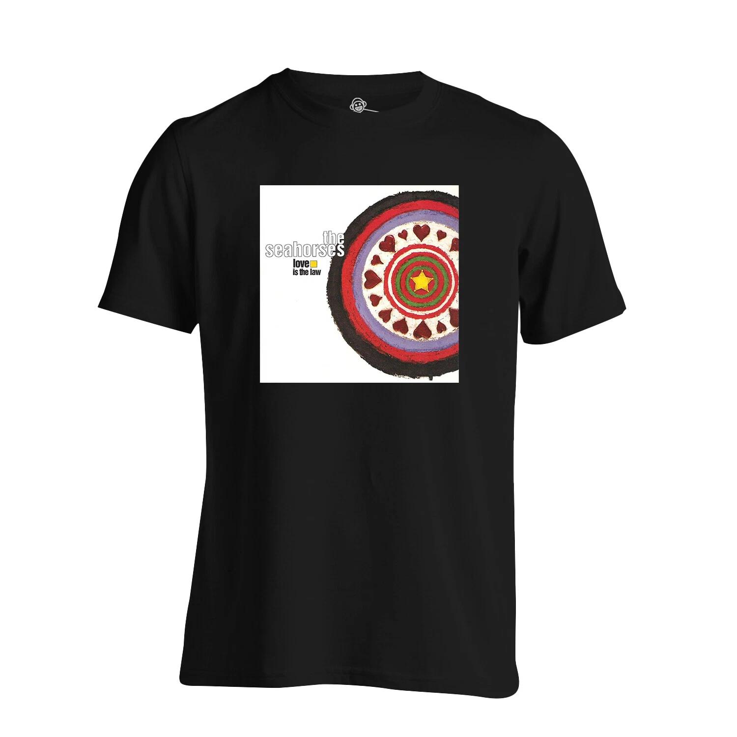 The Seahorses T Shirt Love Is The Law Album Cover Indie Rock Pop Classic 2XL