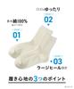 Okamoto Off Ribbed Cotton Crew Solid Fits Brown Assortment +5% Women's Socks, 3-Pair Set, Spring/Summer, Colors, 23.0cm-25.0cm,