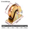 Heavy Duty U-Shaped Double Rail Steel Guide Wheel Pulley with V-Shaped Angle