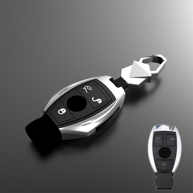 

Чехол для автомобильного ключа из цинкового сплава, брелок для Mercedes Benz CLS CLA GL R SLK AMG ABSS Class, держатель с дистанционным управлением, аксессуары