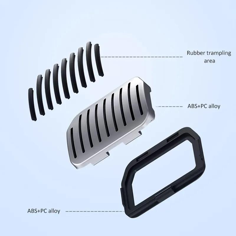 Car Foot Pedals for Land Rover Range Rover Sport L494 2013~2022 No Drilling Rest Accelerator Cover Alloy Tray Interior Acessorie