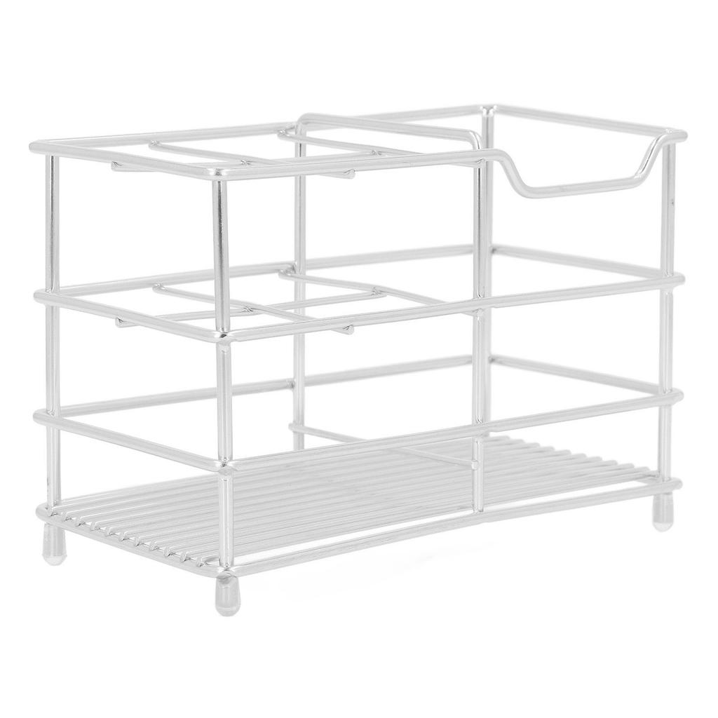 Stainless Steel Toothbrush Holder Multipurpose Toothbrush Toothpaste Holder for Bathroom