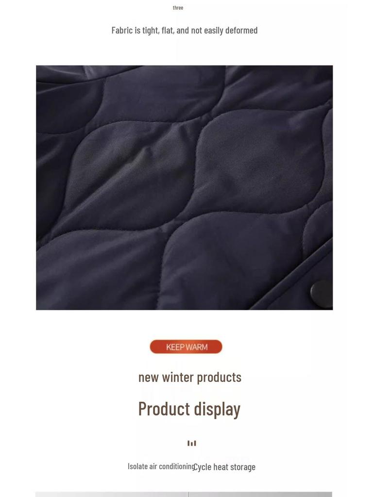 Woodpecker Men's Warm Plus Velvet Thickened Winter Jacket for Middle-Aged and Elderly