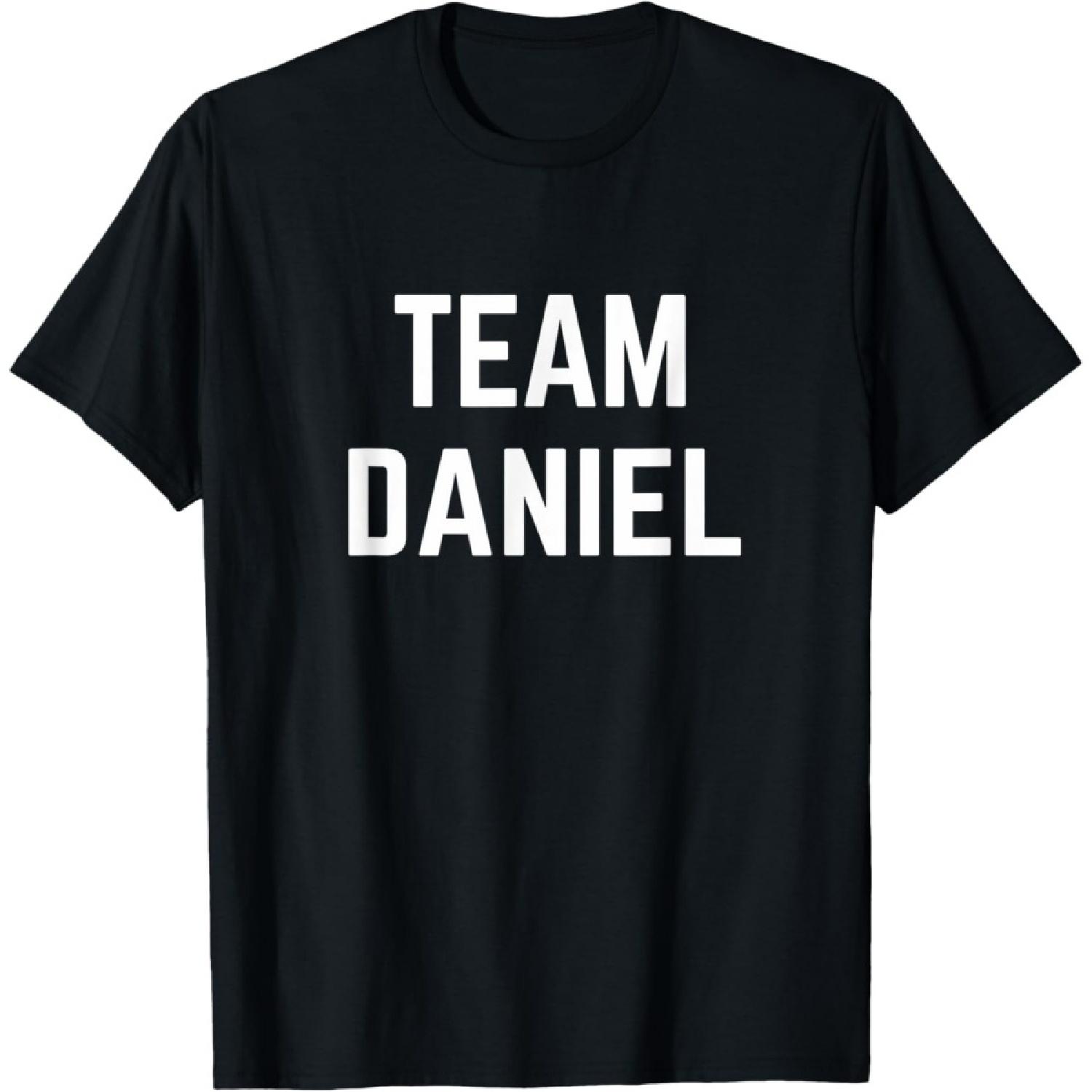 

TEAM Daniel _ Friend, Family Fan Club Support T-shirt T-Shirt XXXXXL чорний