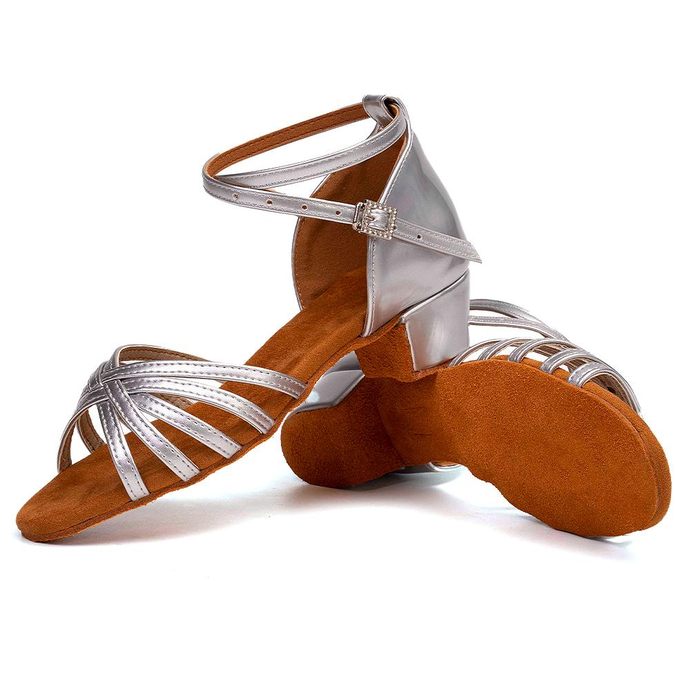 Girls Children/child/kids Ballroom Tango Salsa Latin Dance Shoes Low Heel Shoes 6colors