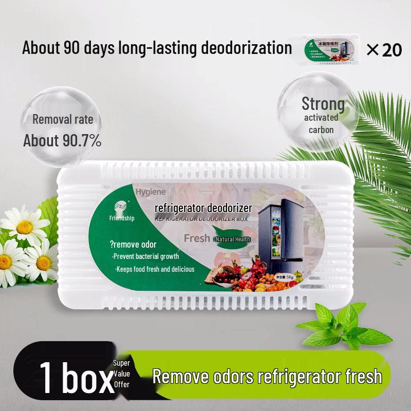 

Bamboo Activated Charcoal Deodorizer Box for Household Odor Removal