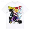 Dragon Ball Super Saiyan European Print Pattern Tshirt Casual Shortsleeved Tshirt Casual and Comfortable Parentchild Outfit