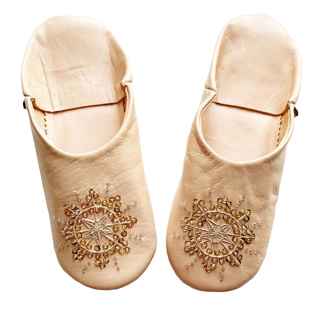Babouche Stella Almond LL [dear Morocco] // // (26 cm)