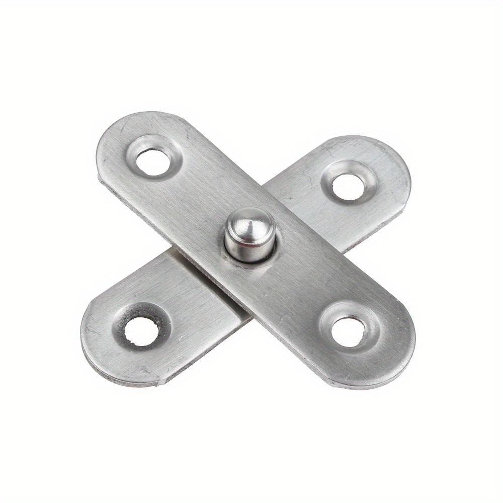 

2 комплекта скрытых петель 360 градусов для дверей из нержавеющей стали верхняя нижняя петля дверная поворотная петля фурнитура инструмент мебельная фурнитура петля 2set