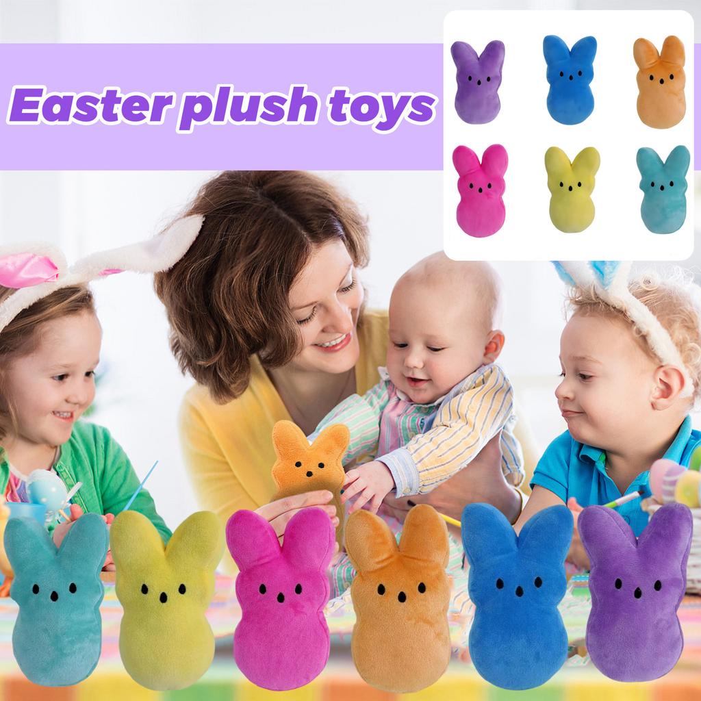 Creative Novel Plush Bunny Toy For Dogs Kids Interactive Easter Gift