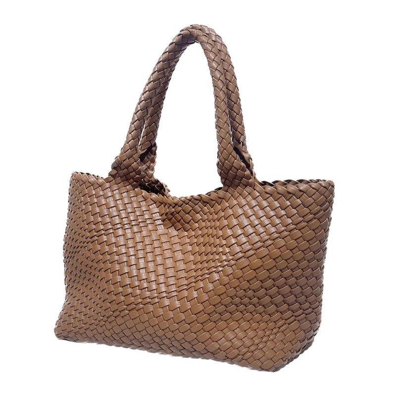Hand-Woven Large Capacity Tote Bag - 2023 Women's Shoulder and Mother-Child Bag