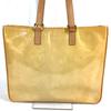 Louis Vuitton M91023 MonogramVernis Columbus Tote Bag Shoulder bag Beige