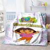 Dora Explorer Personalized Text Blanket Gift Personalized Blanket Ultra-Soft for Livingroom Couch Nap Office Chair for All Occasions