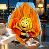 Maya the Bee Print Blanket - Soft & Comfortable, for Bedroom, Travel, Sofa, Home Decoration - Birthday Christmas Gift for Friend