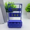 Hanging Book Counter Decorative Piece With Number Trackers And Bookmarks Holder Drawer Book Read This Year Trackers Gift