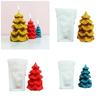 Silicone Molds Christmas Tree Candle Molds Handmade Casting Molds Ornament Molds Craft Supplies Plaster Molds