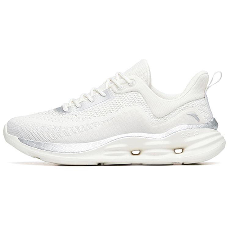 New ANTA Running Shoes Women's Low top Ivory White/Silver 922217704-1