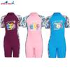 Children's Swimming Clothes Girls Sunscreen Quick-drying One-piece Short-sleeved Swimsuit Children Baby Hot