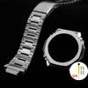 Horlogetoebehoren Voor Casio G-SHOCK GA-2100 Roestvrijstalen Band metalen Behuizing Ringen GA2100 GA2110 GA-B2100 Aangepast heren Horlogeband