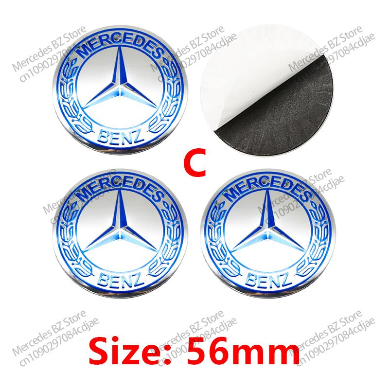 4pcs 56mm 60mm 75mm Car Wheel Center Logo Hub Cap For Mercedes Benz AMG Apple Tree W211 W205 W213 W203 C218 A207 CLA CLS E Class