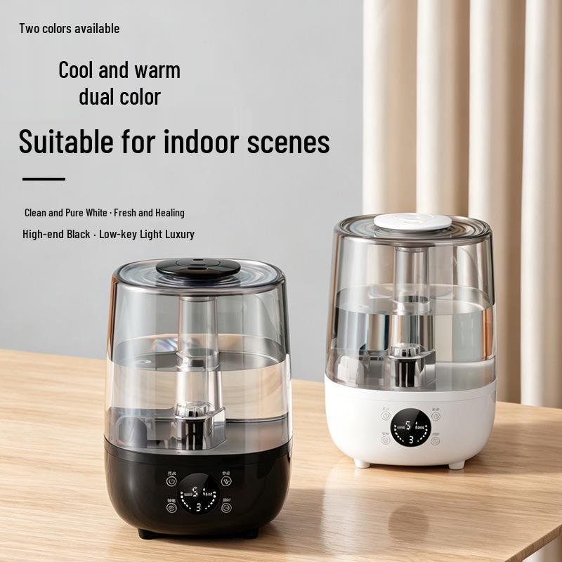 4L Smart Humidifier: High Mist Output, Compact Desktop Aromatherapy Unit for Indoor Use