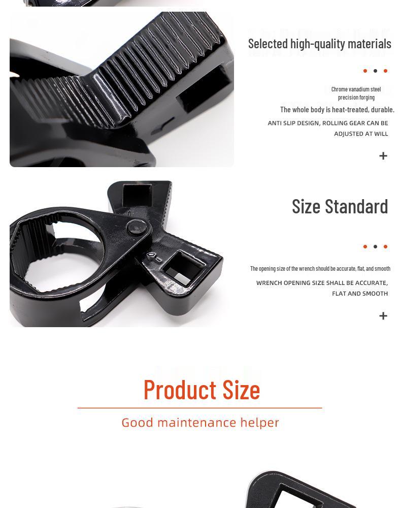 Multifunctional Steering Column Inner Tie Rod & Ball Joint Wrench