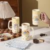 Star Prince's High Looking Ceramic Straight Cup Water Cup Gift Cute Fairy Tale Ceramic Cup Summer Vacation Gift Cup