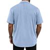 Men's Versatile Casual Corduroy Button-down Short-sleeved Shirt With Pockets