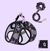 Dogs Adjustable Harness Leash Set For Small Dogs Harness Vest Reflective Puppy Chest Strap Pet Walking Outdoor Puppy Leash