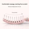 Relaxing Elastic Massage Comb Hollow Out Detangling Hair Brush Scalp Massage Combs Fast Blow Drying Detangler Hair Styling Tools