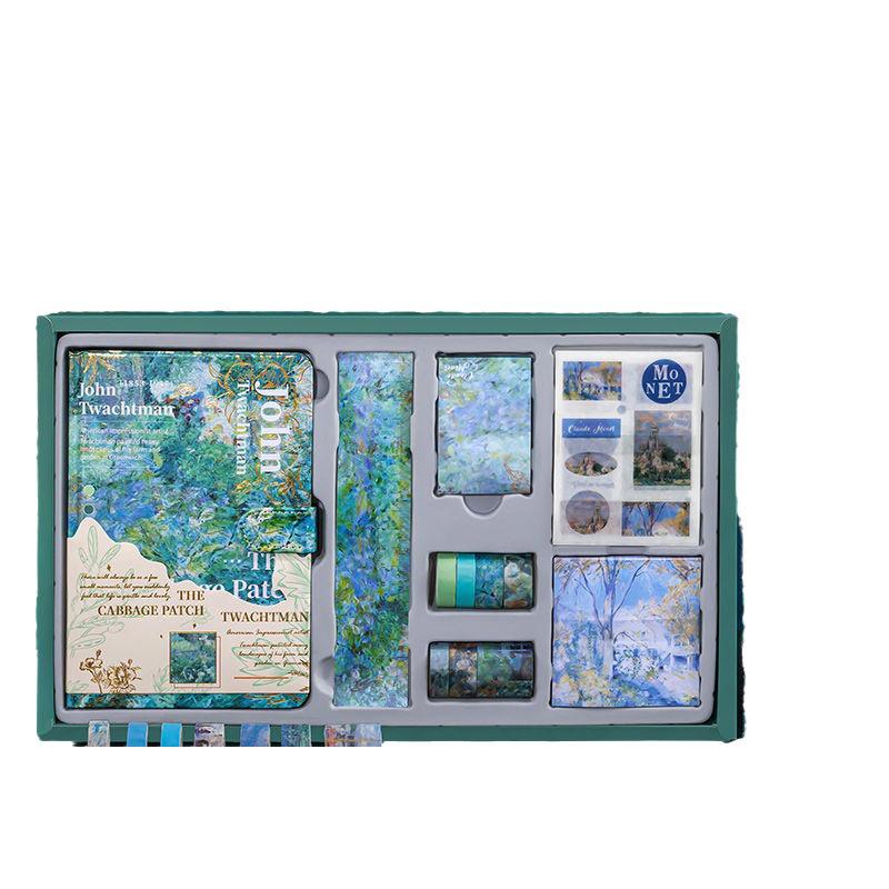 Set Planificator DIY Stil Ins de Valoare Ridicată: Caiet Pictură în Ulei - Cadou Perfect de Ziua de Naștere pentru Studenți