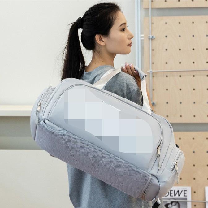 Large Capacity Sports Fitness Bag with Wet/Dry Separation for Travel and Yoga